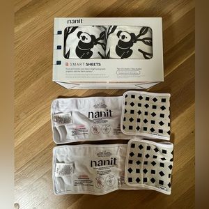 Nanit smart sheets and 2 breathing bands size 0-3 months
